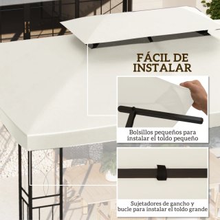 Techo repuesto cenador 4x3m
