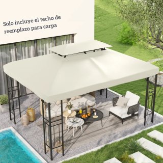 Techo repuesto cenador 4x3m