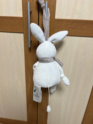 Peluche musical conejo para bebé