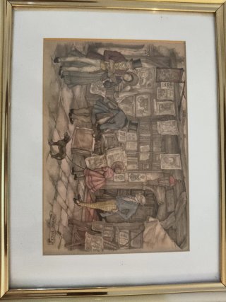 4 Cuadros Anton Pieck