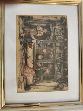 4 Cuadros Anton Pieck