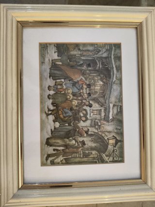 4 Cuadros Anton Pieck