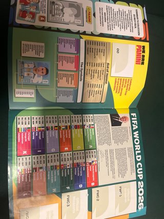 Álbum Panini Mundial 2026 + 100 Cromos pegados