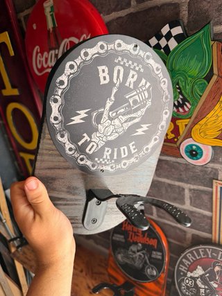 Colgador Casco Moto Ride or Die