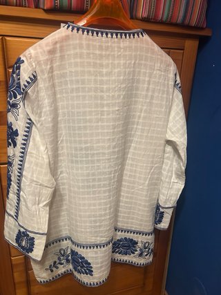 Vestido bordado Zara talla única