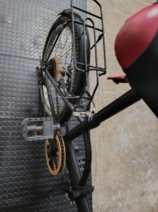 Bicicleta Plegable Negra