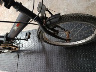 Bicicleta Plegable Negra