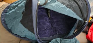 Cuna de viaje Kidco con colchón hinchable