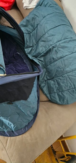 Cuna de viaje Kidco con colchón hinchable