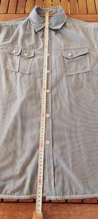 Camisa No Excess Rayas Azul y Blanco Talla L