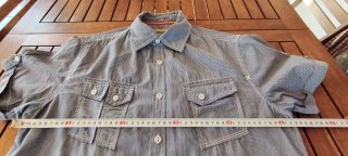 Camisa No Excess Rayas Azul y Blanco Talla L