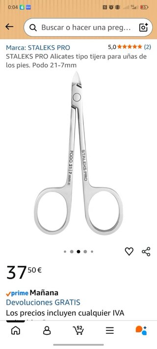 Alicates corta cutículas Staleks Pro Podo 21