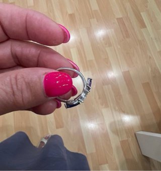 Anillo Lotus Silver Hojas Zirconia
