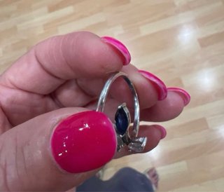 Anillo Lotus Silver Hojas Zirconia