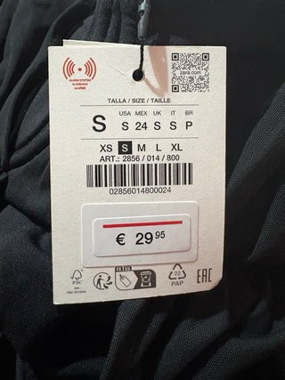 Bañador/Body Negro Zara Talla S