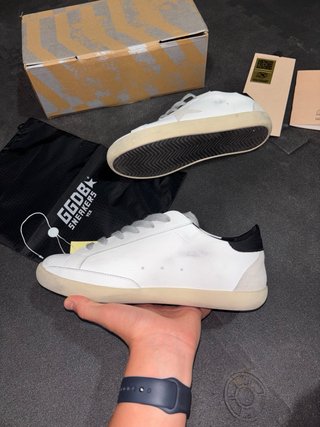 Golden Goose 43 Beige/Blanco