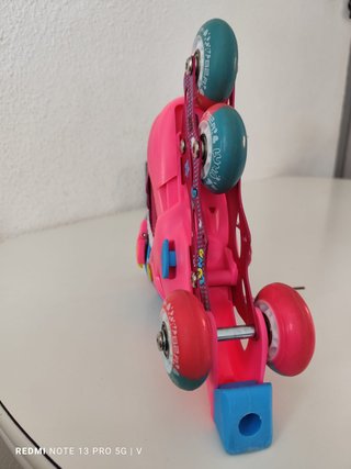 Patines niña rosas y azules