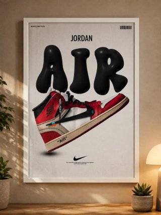 Cuadro Decorativo Nike Air Jordan