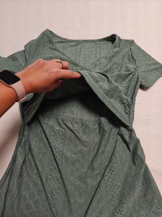 Camiseta lactancia cruzada talla M