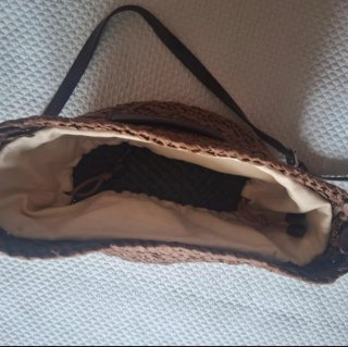 Bolso bandolera rafia Adolfo Domínguez