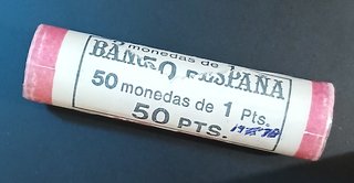Cartucho 1 Peseta 1975 *78 ¡Santiago de Chile!