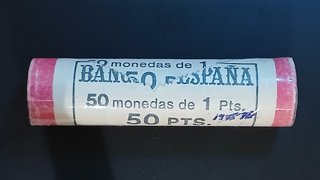 Cartucho 1 Peseta 1975 *78 ¡Santiago de Chile!
