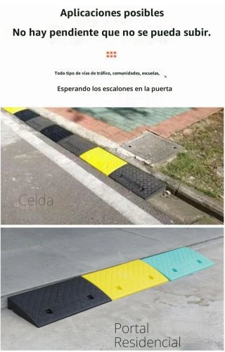 Rampas de Plástico para Bordillos (2 unidades).