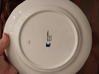 Vajilla San Claudio Porcelana Blanca y Oro