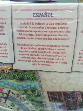 Juego de mesa Daitoshi de Devir más Promo