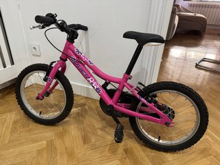 Bicicleta niña Quer 16 rosa