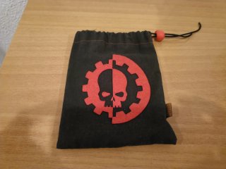 Saco de dados adeptus mechanicus