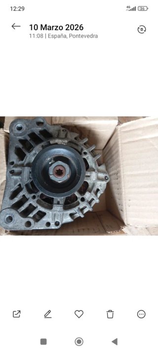 Alternador Valeo90AVWAG 037903025Tgrupvag polo2002