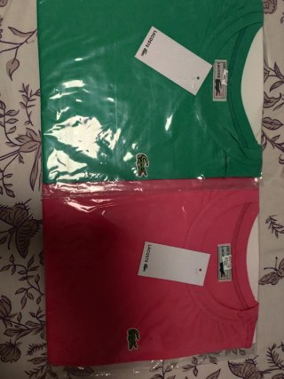 Lote 2 Camisetas Lacoste Talla XXL