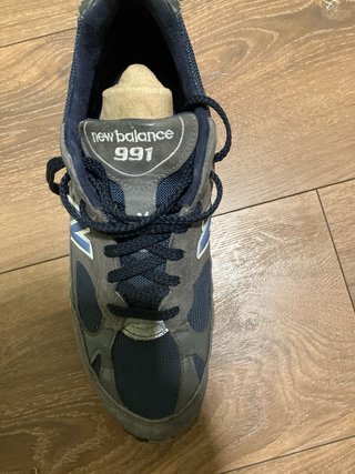 Zapatilla New Balance Gris y Azul