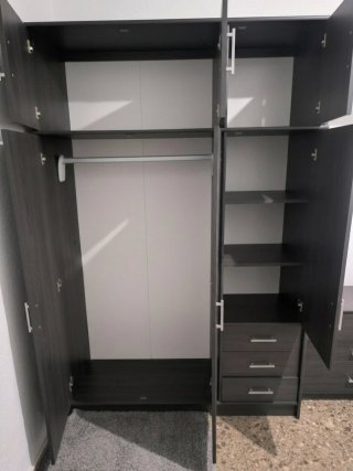 Armario wengue 3 puertas