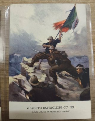 2 Postales Militares Clemente Tafuri