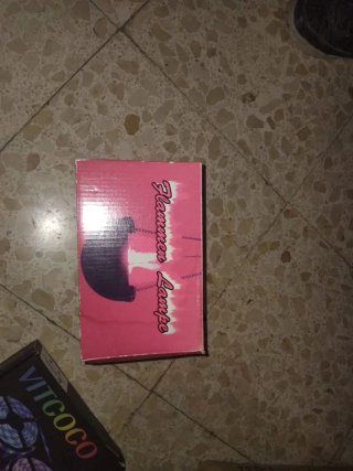 Lámpara imitación fuego