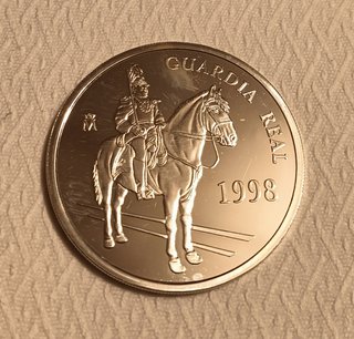 Moneda 5€ Plata 925 Guardia Real 1998