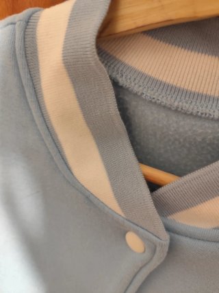 Beisbolera azul y blanca mujer Talla Única
