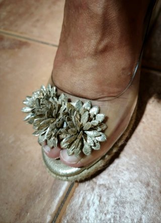 Sandalias Ardara Talla 38 Doradas