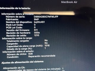 MacBook Air 2017 Plata