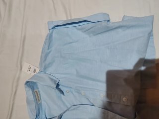 Camisa Jean Louis Scherrer azul mujer Talla M