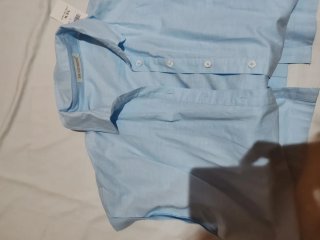 Camisa Jean Louis Scherrer azul mujer Talla M