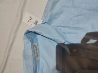 Camisa Jean Louis Scherrer azul mujer Talla M