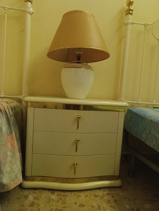 Juego de 2 Camas Blancas con Estructura Metálica