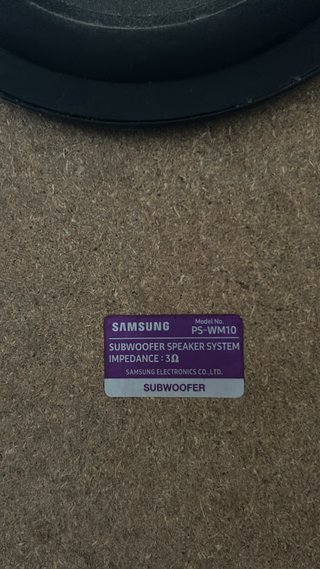 Barra de Sonido Samsung Negra