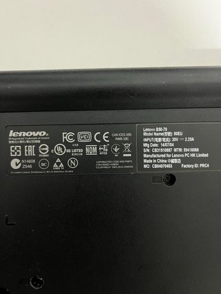 Portátil Lenovo B50-70 Negro + Ratón y Cargador