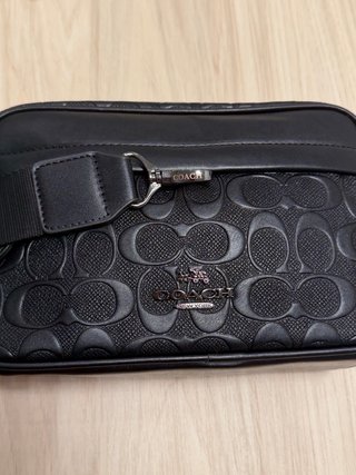 Bolso Coach negro monogramado