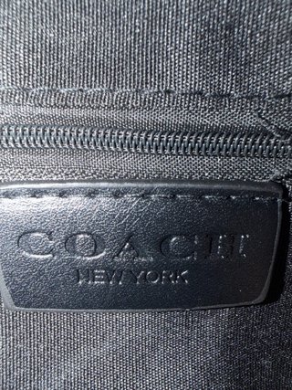Bolso Coach negro monogramado