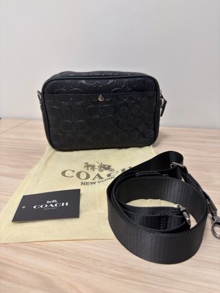 Bolso Coach negro monogramado